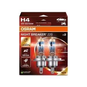 Osram Night Breaker 220 halogenpære H4 60/55 W 2 stk