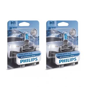 Philips WhiteVision ultra halogenpære H1 55 W 2 stk