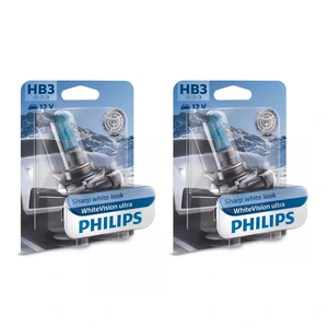 Philips WhiteVision ultra halogenpære HB3 60 W 2 stk