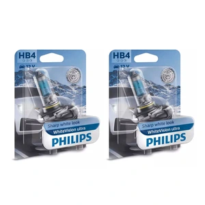 Philips WhiteVision ultra halogenpære HB4 51 W 2 stk