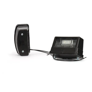 Strands LPL LED nummerskiltbelysning 12/24 V sort 109 mm